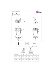 LIVCO CORSETTI FASHION SNEHANA LC 90443 SUJETADOR LIGUERO PANTY NEGRO