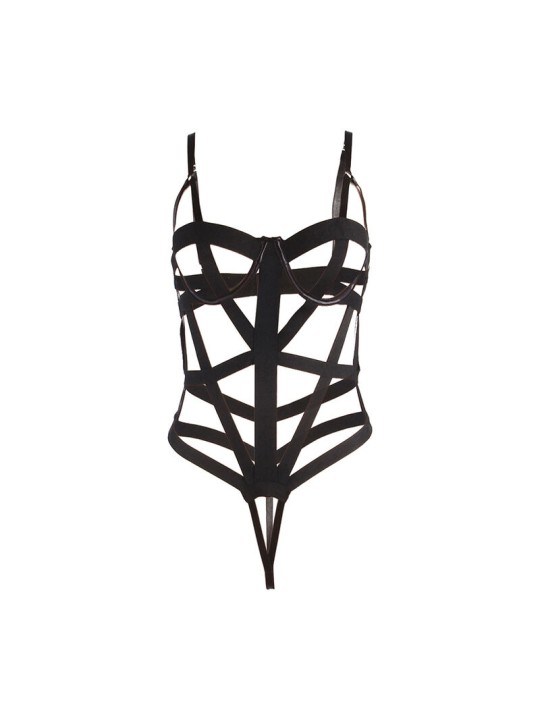 SUBBLIME BODY SEXY CON RECORTES NEGRO S M