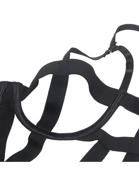 SUBBLIME BODY SEXY CON RECORTES NEGRO S M