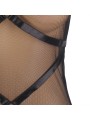 SUBBLIME VESTIDO TRANSPARENTE CUELLO HALTER NEGRO S M