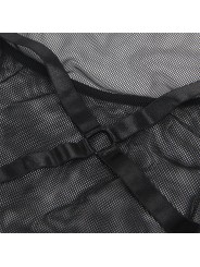 SUBBLIME VESTIDO TRANSPARENTE CUELLO HALTER NEGRO S M