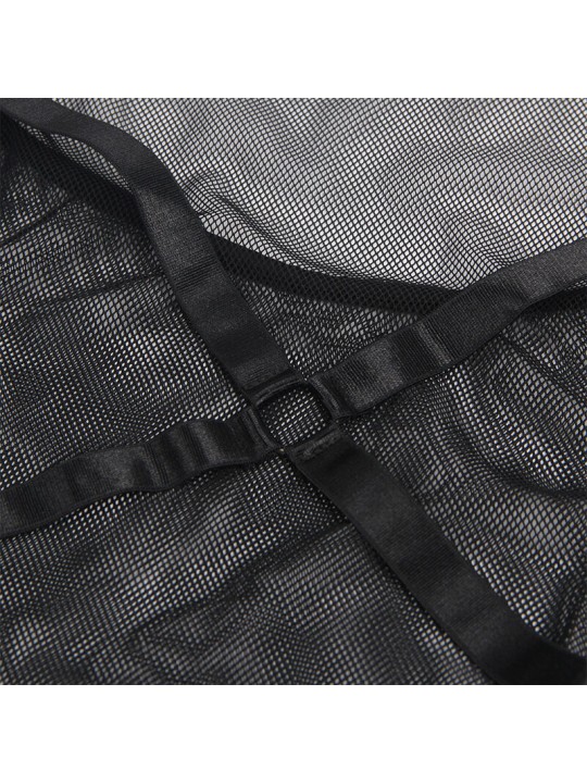 SUBBLIME VESTIDO TRANSPARENTE CUELLO HALTER NEGRO S M