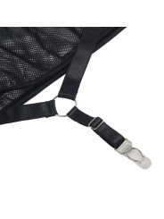 SUBBLIME VESTIDO TRANSPARENTE CUELLO HALTER NEGRO S M