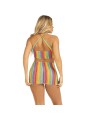 LEG AVENUE VESTIDO MULTICOLOR