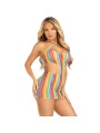 LEG AVENUE VESTIDO MULTICOLOR