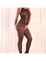LIVCO CORSETTI FASHION MAERI LC 17341 BODYSTOCKING CROTCHLESS NEGRO TALLA UNICA