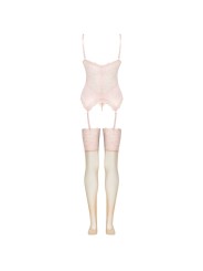 LIVCO CORSETTI FASHION PERSINNE PEACH SET CORSET PANTY MEDIAS