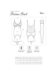 LIVCO CORSETTI FASHION PERSINNE PEACH SET CORSET PANTY MEDIAS