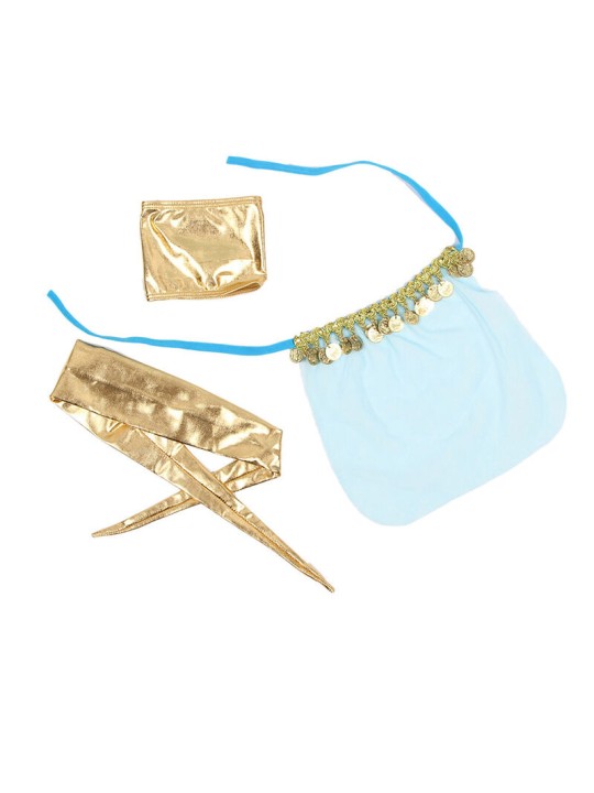 SUBBLIME SET DE LENCERIA INDIA STYLE AZUL S M