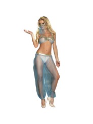 SUBBLIME SET DE LENCERIA INDIA STYLE AZUL S M
