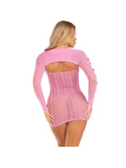 LEG AVENUE VESTIDO CORAZON LAZOS ROSA TALLA UNICA