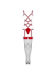 LIVCO CORSETTI FASHION THIARA LC 20213 SET BODY MEDIAS ROJA S M