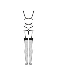 LIVCO CORSETTI FASHION THIARA LC 20213 SET BODY MEDIAS NEGRO S M