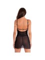 LIVCO CORSETTI FASHION KROLINA LC 90734 CHEMISE TANGA NEGRO S M