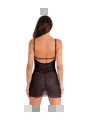 LIVCO CORSETTI FASHION KROLINA LC 90734 CHEMISE TANGA NEGRO S M