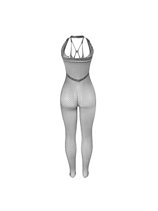 SUBBLIME 951788 BODYSTOCKING LARGO DE REJILLA TIRANTES EN PECHO Y ESPALDA NEGRO TALLA UNICA