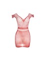 SUBBLIME 951924 VESTIDO DE REJILLA CROCHE CORTO ROJO TALLA UNICA