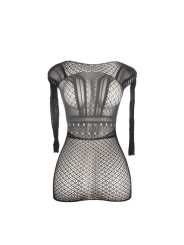 SUBBLIME 951931 VESTIDO DE REJILLA CORTO CON ESPALDA DESCUBIERTA TALLA UNICA