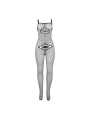 SUBBLIME 952112 BODYSTOCKING DE REJILLA CON DETALLE EN PECHO Y VIENTRE NEGRO TALLA UNICA