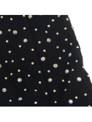 SUBBLIME 952198 VESTIDO DE REJILLA CON DIAMANTES BRILLANTES NEGRO TALLA UNICA