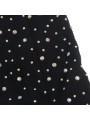 SUBBLIME 952198 VESTIDO DE REJILLA CON DIAMANTES BRILLANTES NEGRO TALLA UNICA