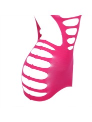 SUBBLIME 952273 VESTIDO DE REJILLA ELASTICO MANGA LARGA ROSA TALLA UNICA