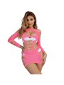 SUBBLIME 952273 VESTIDO DE REJILLA ELASTICO MANGA LARGA ROSA TALLA UNICA SUBBLIME 952273 VESTIDO DE REJILLA ELASTICO MANGA LARGA ROSA TALLA UNICA