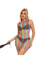 SUBBLIME 952341 VESTIDO DE REJILLA ARCOIRIS TALLA UNICA