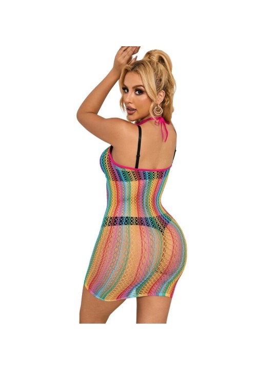 SUBBLIME 952341 VESTIDO DE REJILLA ARCOIRIS TALLA UNICA SUBBLIME 952341 VESTIDO DE REJILLA ARCOIRIS TALLA UNICA