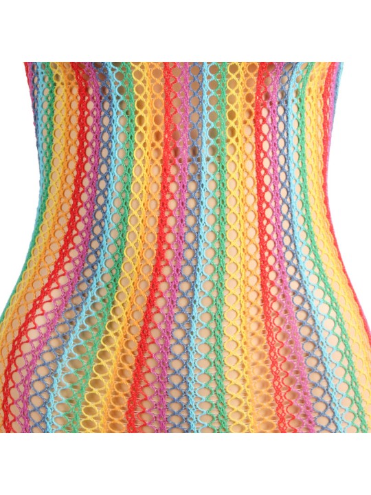 SUBBLIME 952341 VESTIDO DE REJILLA ARCOIRIS TALLA UNICA