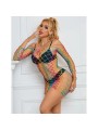 SUBBLIME 952426 VESTIDO DE REJILLA MANGA LARGA ARCOIRIS TALLA UNICA