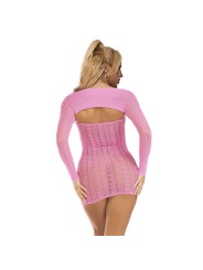 SUBBLIME 952471 VESTIDO DE REJILLA ROSA TALLA UNICA