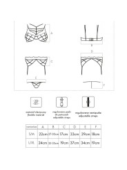 LIVCO CORSETTI FASHION SOLEDAD LC 20217 SUJETADOR PANTY LIGUERO S M