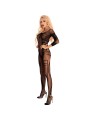 LIVCO CORSETTI FASHION MONATA LC 17325 BODYSTOCKING CROTCHLESS NEGRO S L