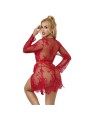 SUBBLIME 953782 CAMISON DE ENCAJE TANGA ROJO L XL
