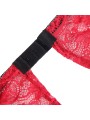 SUBBLIME 953898 SET 3 PIEZAS ENCAJE Y SATEN ROJO S M