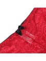 SUBBLIME 953904 SET 3 PIEZAS ENCAJE Y SATEN ROJO L XL