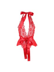 SUBBLIME 953973 BODY SEXY CON VOLANTES CINTURON ROJO S M