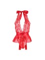 SUBBLIME 953980 BODY SEXY CON VOLANTES CINTURON ROJO L XL