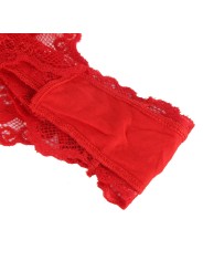 SUBBLIME 953980 BODY SEXY CON VOLANTES CINTURON ROJO L XL