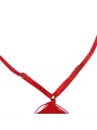 SUBBLIME 954253 VESTIDO DE FLECOS TANGA ROJO L XL