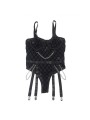 SUBBLIME 954260 BODY CON CADENAS LIGUEROS NEGRO S M
