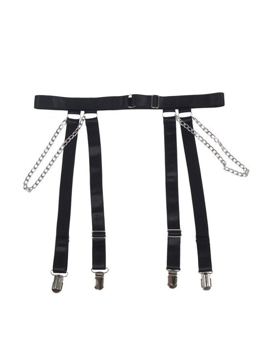 SUBBLIME 954260 BODY CON CADENAS LIGUEROS NEGRO S M