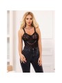 SUBBLIME 954260 BODY CON CADENAS LIGUEROS NEGRO S M