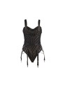 SUBBLIME 954277 BODY CON CADENAS LIGUEROS NEGRO L XL