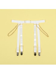 SUBBLIME 954284 BODY CON CADENAS LIGUEROS BLANCO S M