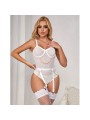 SUBBLIME 954284 BODY CON CADENAS LIGUEROS BLANCO S M