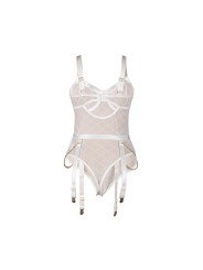 SUBBLIME 954291 BODY CON CADENAS LIGUEROS BLANCO L XL