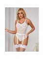 SUBBLIME 954291 BODY CON CADENAS LIGUEROS BLANCO L XL