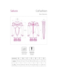 LIVCO CORSETTI FASHION SAKURA CF 90357 MONO GUANTES LARGOS LIGUEROS NEGRO S M